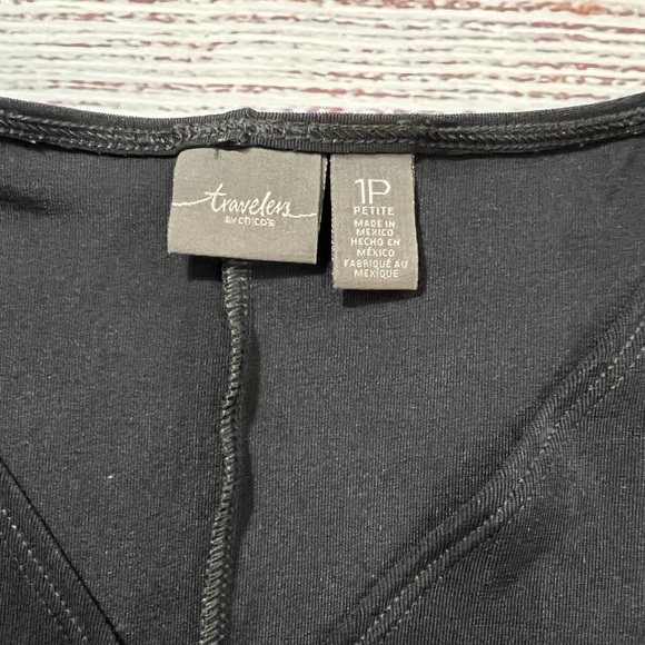 Travelers by Chicos black dress 1p medium - Picture 3 of 9